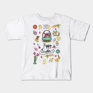 Happy Easter Art Kids T-Shirt